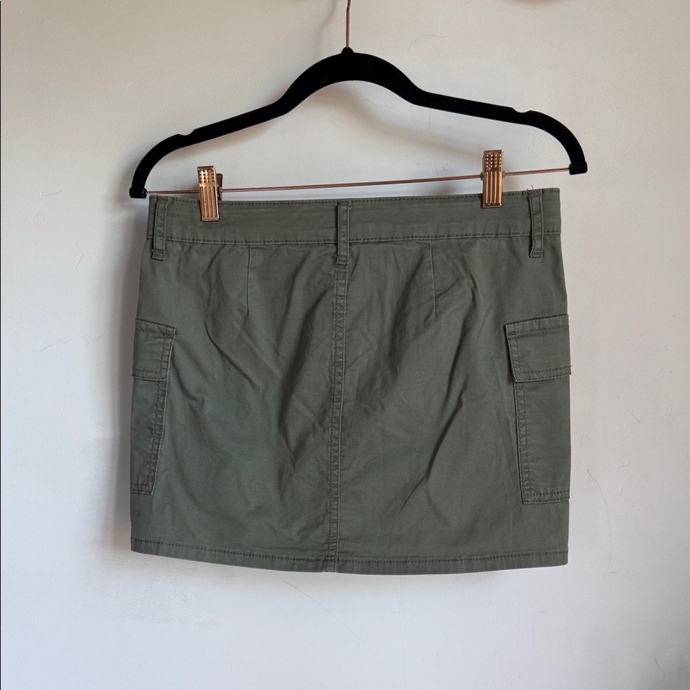 Target Olive Green Cargo Mini Skirt